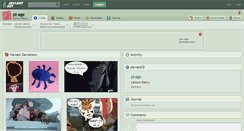 Desktop Screenshot of pi-age.deviantart.com