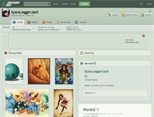 Tablet Screenshot of ilyanajaggerjack.deviantart.com