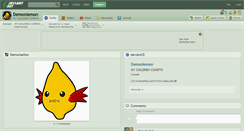 Desktop Screenshot of demonlemon.deviantart.com