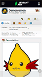 Mobile Screenshot of demonlemon.deviantart.com