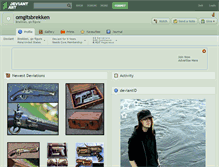 Tablet Screenshot of omgitsbrekken.deviantart.com