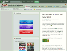 Tablet Screenshot of comicsandcartoons.deviantart.com