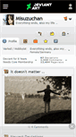 Mobile Screenshot of misuzuchan.deviantart.com