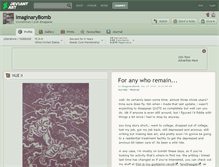 Tablet Screenshot of imaginarybomb.deviantart.com