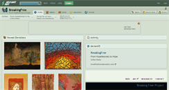 Desktop Screenshot of breakingfree.deviantart.com