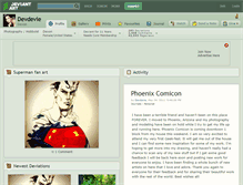 Tablet Screenshot of devdevie.deviantart.com
