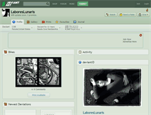 Tablet Screenshot of laboreslunaris.deviantart.com