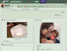 Tablet Screenshot of lydocia.deviantart.com