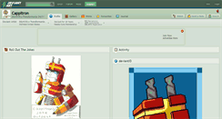Desktop Screenshot of cappitron.deviantart.com