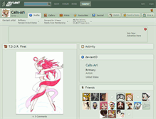 Tablet Screenshot of calis-ari.deviantart.com