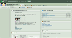 Desktop Screenshot of msnpower-durarara.deviantart.com