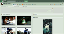Desktop Screenshot of headcasechaos.deviantart.com