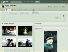 Tablet Screenshot of headcasechaos.deviantart.com