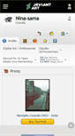 Mobile Screenshot of nina-sama.deviantart.com