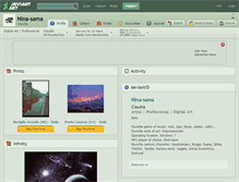 Tablet Screenshot of nina-sama.deviantart.com