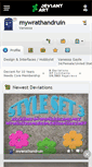 Mobile Screenshot of mywrathandruin.deviantart.com