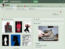 Tablet Screenshot of neeble.deviantart.com
