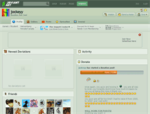 Tablet Screenshot of jockeyy.deviantart.com