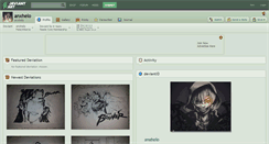 Desktop Screenshot of anxhelo.deviantart.com