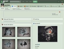 Tablet Screenshot of anxhelo.deviantart.com