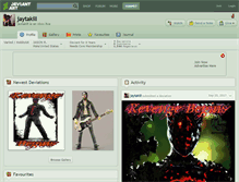 Tablet Screenshot of jaytakill.deviantart.com