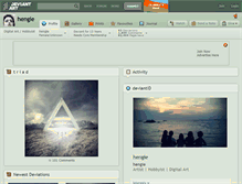 Tablet Screenshot of hengie.deviantart.com