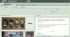 Desktop Screenshot of creeperspy.deviantart.com