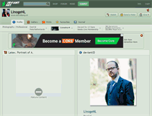 Tablet Screenshot of linogenl.deviantart.com