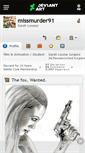 Mobile Screenshot of missmurder91.deviantart.com