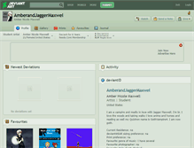 Tablet Screenshot of amberandjaggermaxwel.deviantart.com