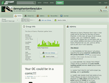 Tablet Screenshot of dannyphantomfansclub.deviantart.com