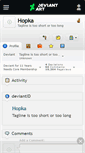 Mobile Screenshot of hopka.deviantart.com