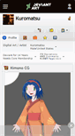 Mobile Screenshot of kuromatsu.deviantart.com