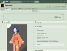 Tablet Screenshot of kuromatsu.deviantart.com