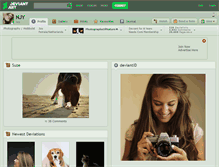 Tablet Screenshot of njy.deviantart.com