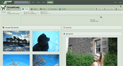Desktop Screenshot of chrysalislady.deviantart.com
