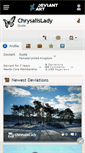 Mobile Screenshot of chrysalislady.deviantart.com