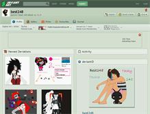 Tablet Screenshot of best248.deviantart.com