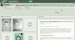 Desktop Screenshot of pinxtonia.deviantart.com