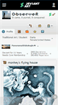 Mobile Screenshot of o-b-s-e-r-v-e-r.deviantart.com