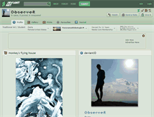 Tablet Screenshot of o-b-s-e-r-v-e-r.deviantart.com