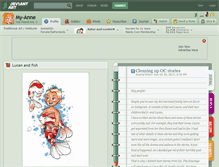Tablet Screenshot of my-anne.deviantart.com