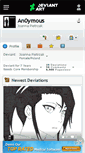 Mobile Screenshot of an0ymous.deviantart.com