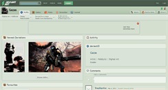 Desktop Screenshot of gazas.deviantart.com