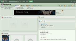 Desktop Screenshot of aplastictree.deviantart.com