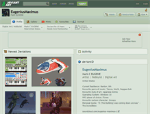 Tablet Screenshot of eugeniusmaximus.deviantart.com