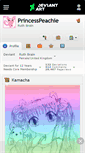 Mobile Screenshot of princesspeachie.deviantart.com