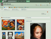 Tablet Screenshot of little-horrors.deviantart.com