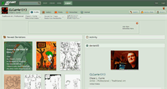 Desktop Screenshot of clcurrie1313.deviantart.com