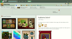 Desktop Screenshot of meowchee.deviantart.com